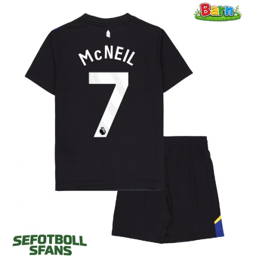 Everton Dwight McNeil #7 Tredjeställ Barn 2025-26 Kortärmad (+ Korta byxor)